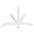 thumbnail image 1 of 84"W x 35"H x 2"D x 4"F, 10/12 Pitch, Alberta Architectural Grade PVC Gable Bracket, 1 of 8
