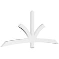 thumbnail image 1 of 84"W x 35"H x 2"D x 4"F, 10/12 Pitch, Davenport Architectural Grade PVC Gable Bracket, 1 of 8