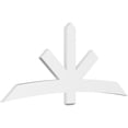 thumbnail image 1 of 84"W x 35"H x 2"D x 6"F, 10/12 Pitch, Alberta Architectural Grade PVC Gable Bracket, 1 of 8