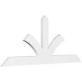 thumbnail image 1 of 84"W x 35"H x 2"D x 6"F, 10/12 Pitch, Richland Architectural Grade PVC Gable Bracket, 1 of 8