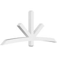 thumbnail image 1 of 84"W x 35"H x 4"D x 4"F, 10/12 Pitch, Alberta Architectural Grade PVC Gable Bracket, 1 of 8