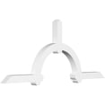 thumbnail image 1 of 84"W x 35"H x 4"D x 4"F, 10/12 Pitch, Ericson Architectural Grade PVC Gable Bracket, 1 of 8