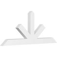 thumbnail image 1 of 84"W x 35"H x 4"D x 6"F, 10/12 Pitch, Saratoga Architectural Grade PVC Gable Bracket, 1 of 8