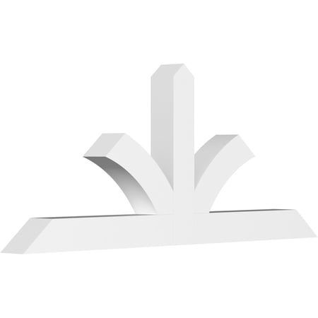 84"W x 35"H x 6"D x 6"F, 10/12 Pitch, Richland Architectural Grade PVC Gable Bracket