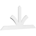 thumbnail image 1 of 84"W x 38 1/2"H x 2"D x 6"F, 11/12 Pitch, Richland Architectural Grade PVC Gable Bracket, 1 of 8