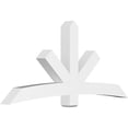 thumbnail image 1 of 84"W x 38 1/2"H x 6"D x 6"F, 11/12 Pitch, Alberta Architectural Grade PVC Gable Bracket, 1 of 8