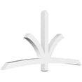 thumbnail image 1 of 84"W x 42"H x 4"D x 4"F, 12/12 Pitch, Davenport Architectural Grade PVC Gable Bracket, 1 of 8