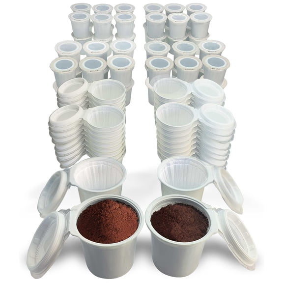 84 iFillCup Refillable K Cups - Ultrafine Filter for Sediment-Free Brew, DeepBrew Holds 50% More Coffee, Universal K Cup Brewer Compatibility, Insanely Rich, Reusable up to 5 Times | White