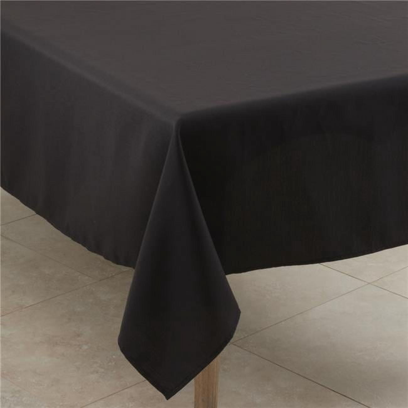 Barclay Crest Tablecloth - Black Style
