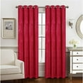 thumbnail image 1 of 84 in. Roxy Two Tone Jacquard Grommet Panel, Red, 1 of 1