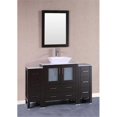 thumbnail image 1 of 84 in. Single Bathroom Vanity, Espresso - 52.4 x 17.7 x 32.7 in., 1 of 1