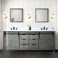 thumbnail image 1 of 84 in. Wide Double Vanity Set | Quartz Top, Included Faucet and Mirrors | Sturdy Construction, 1 of 3