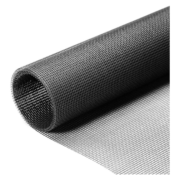 84" x 100' Fiberglass Screen Roll UV-Protected Window Door Patio Screen Replacement Durable DIY Window Screen Mesh (Black)