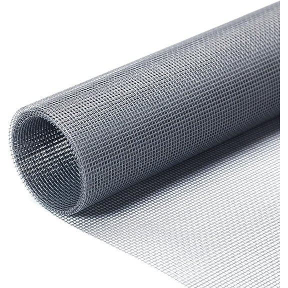 84" x 100' Fiberglass Screen Roll UV-Protected Window Door Patio Screen Replacement Durable DIY Window Screen Mesh(Gray)