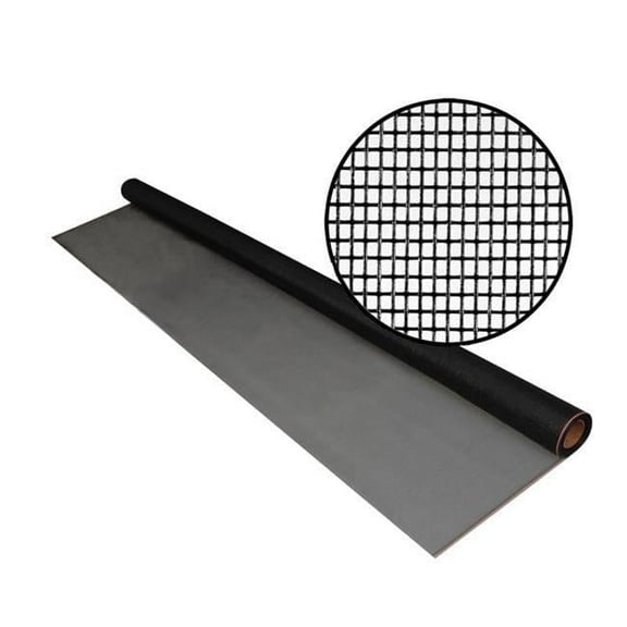 84 x 36 in. Black Fiberglass Insect Screen Cloth
