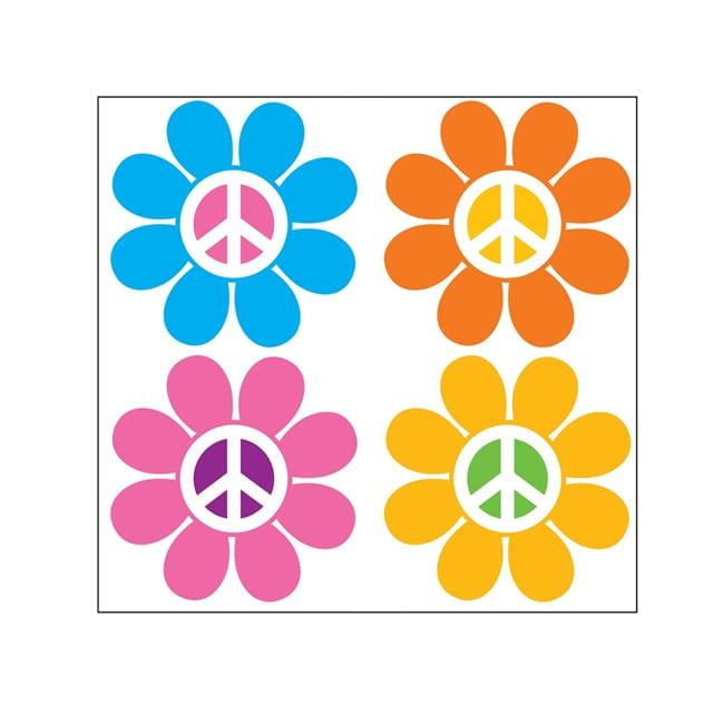 84'' Multicolor Cardboard 70s Backdrop Standup