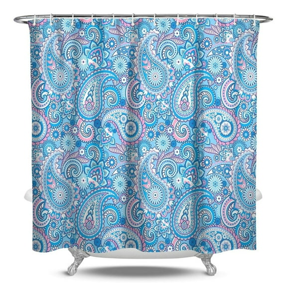 84" x 72" Boho Chic Rustic Home Decor Shower Curtain Waterproof Machine Washable Quick-Dry