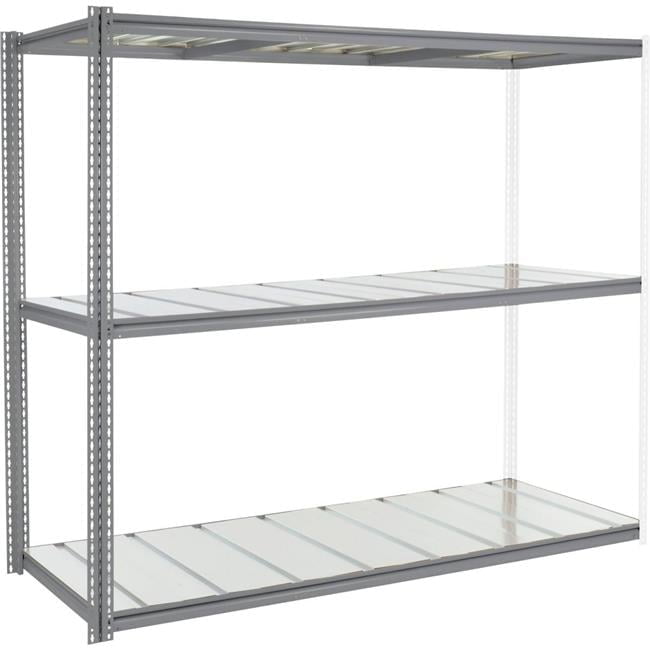 84 x 96 x 24 in. High Capacity 3 Levels Add-On Rack with Steel Deck ...