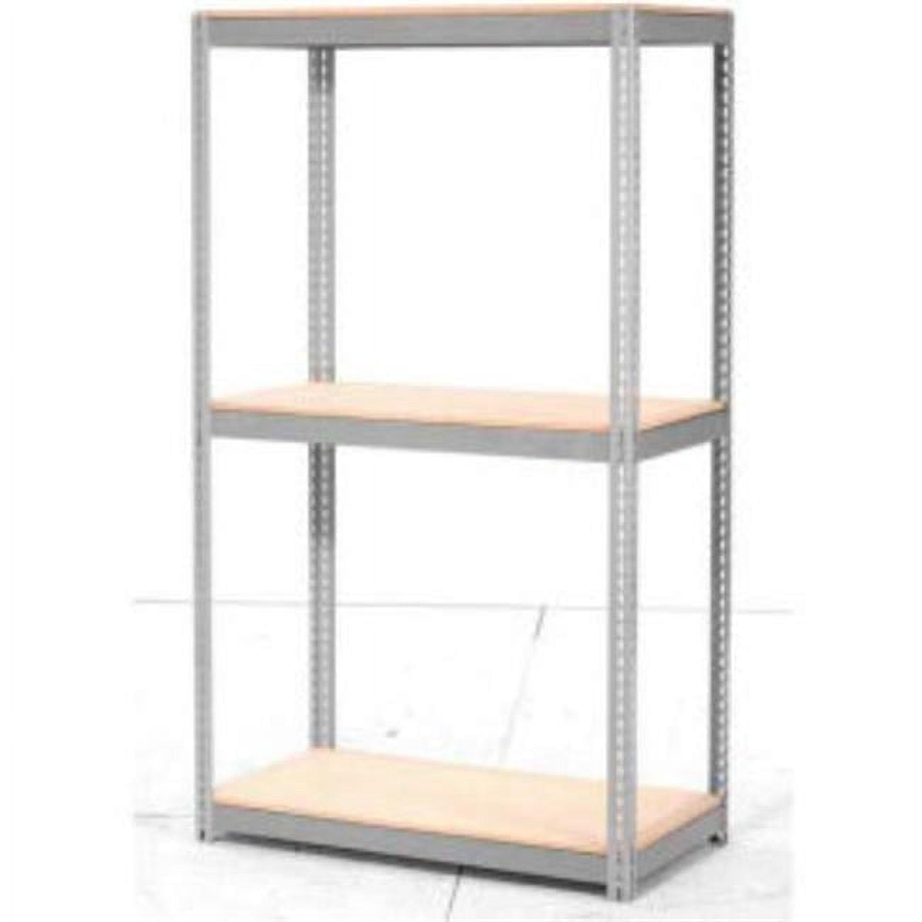 Stagging Rack Walmart 84 x 96 x 48 in. Expandable 3 Level Starter Rack with Wood Deck, Gray ...