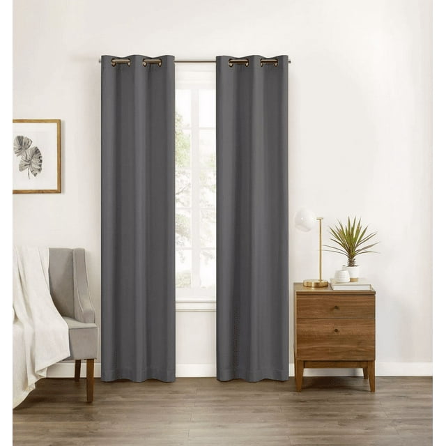 84"x40" Draft Stopper Blackout Curtain Panel Eclipse