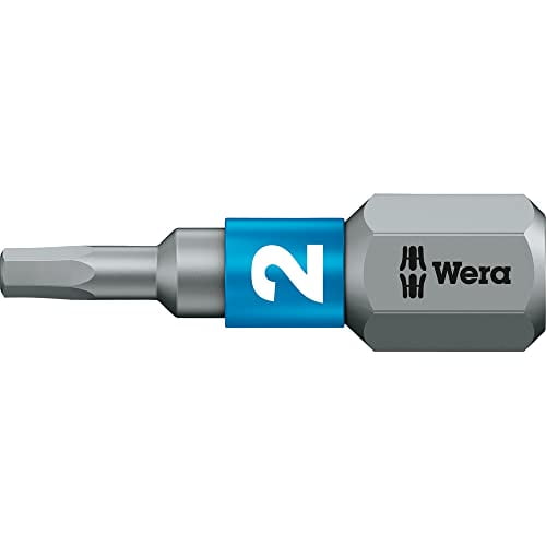 Wera HEX-PLUS 840/4 Z Bits – SW 2.0 X 89 Mm – Professional Hex Socket Screwdriver Bits