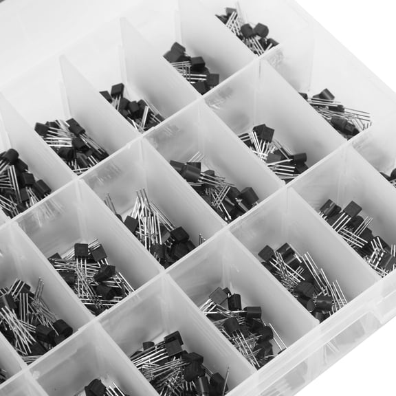 840-Piece TO-92 Transistor Assortment Kit with 24 BC327 BC337 BC547 2N2222 S8050 for DIY Electronics