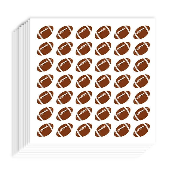 840 Pieces Self-Adhesive Sports Ball Labels Stickers 0.5 Inch Rugby Sports Stickers Planner Calendar Scrapbooking Crafting Rugby Sports