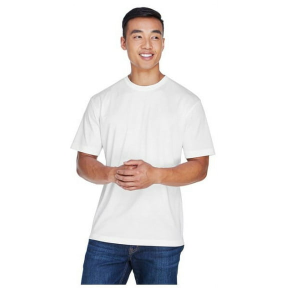 8400 UltraClub Men's Cool & Dry Sport T-Shirt White 3XL