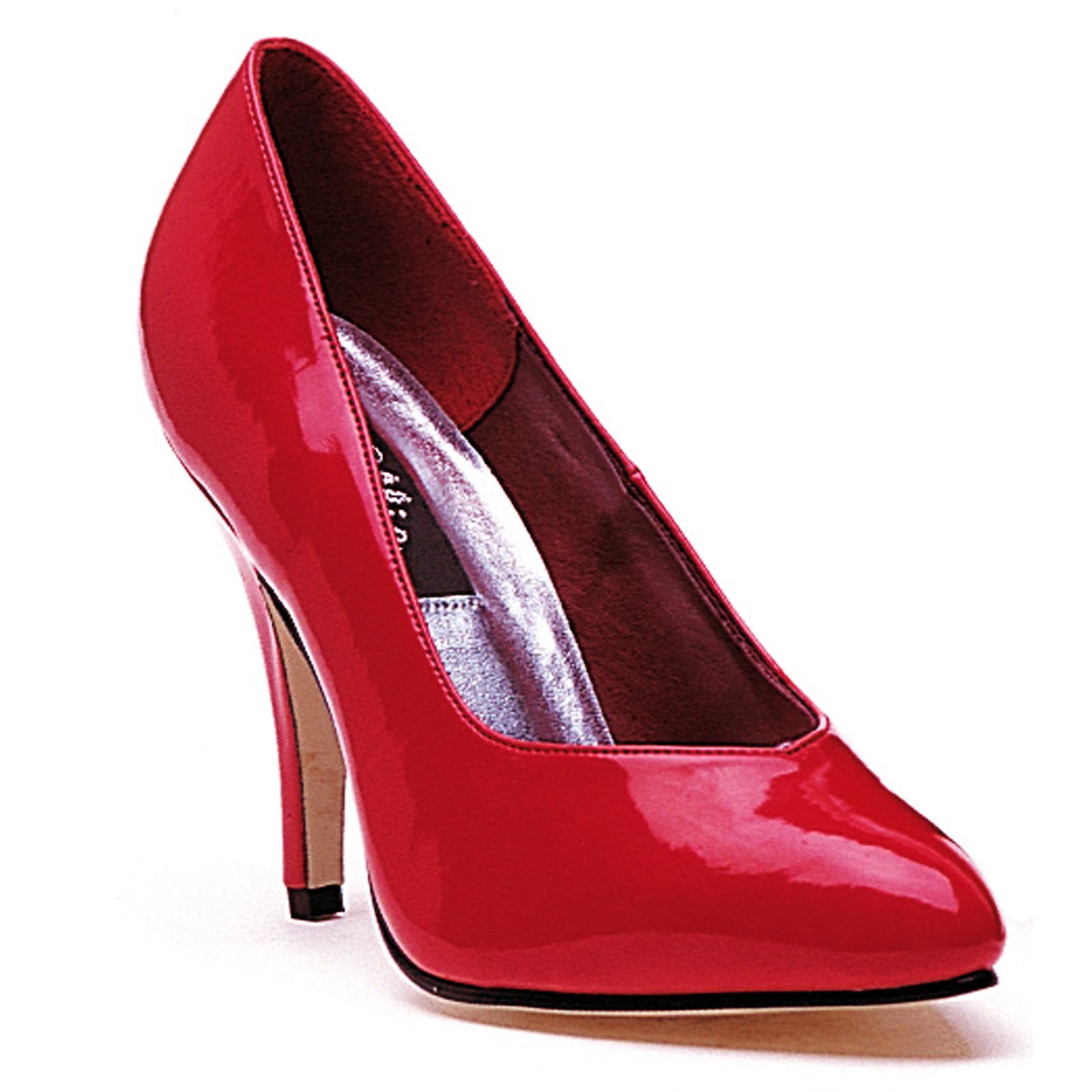 Classique Black Patent 4 Inch High Heel Mule | Large Size Womens Shoes