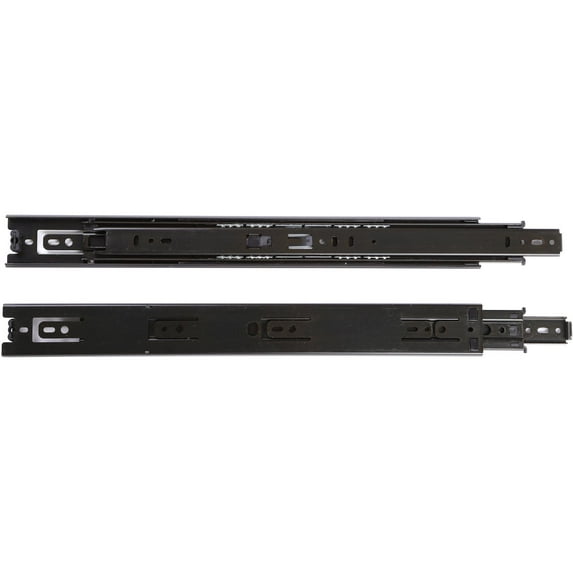 8400P EB 16 16" Full Extension Box or File Drawer Slide 2/pk - Ebony Black