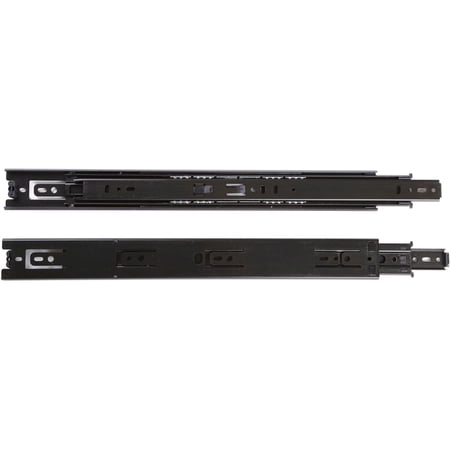 8400P EB 20 20" Full Extension Box or File Drawer Slide 2/pk - Ebony Black