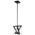 thumbnail image 1 of 84083 - LED Mini Pendant - Axis - Matte Black/Chrome-1pack, 1 of 5