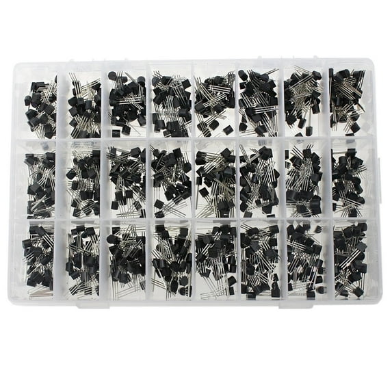 840Pcs/box TO-92 Transistor Assortment Kit 24 Specifications 2N2222 ...