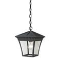 thumbnail image 1 of Elk Home Ridgewood 1-Light Matte Textured Black Outdoor Pendant Light, 1 of 6