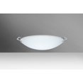 thumbnail image 1 of 841725-PN-Besa Lighting-Sonya 13-One Light Flush Mount-13 Inches Wide by 4.38 Inches High-Polished Nickel Finish-Satin Frost Glass Color-Halogen, 1 of 2