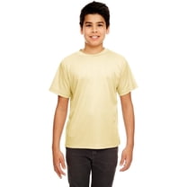 8420Y UltraClub Youth Cool Dry Sport Performance Interlock T-Shirt Butter S