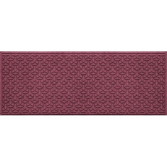 842600037 Water Guard Elipse Mat in Bordeaux - 3 ft. x 7 ft.