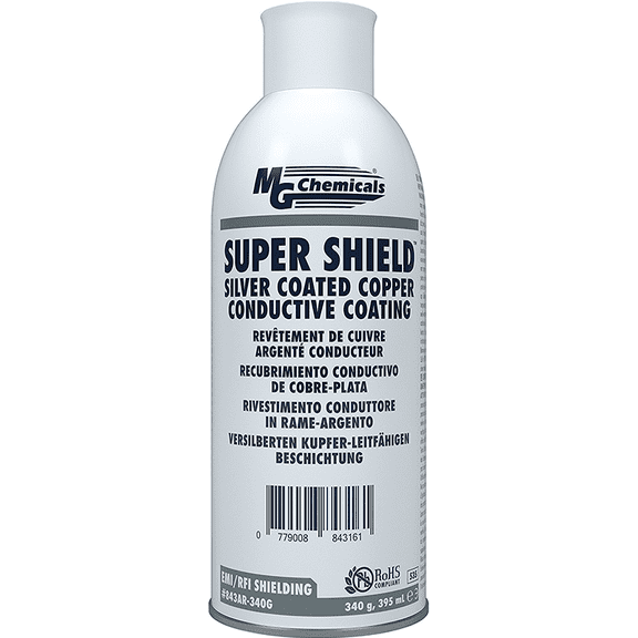 MG CHEMICALS 843AR-340G, Chemicals Super Shield Silver Coated Copper Ctng