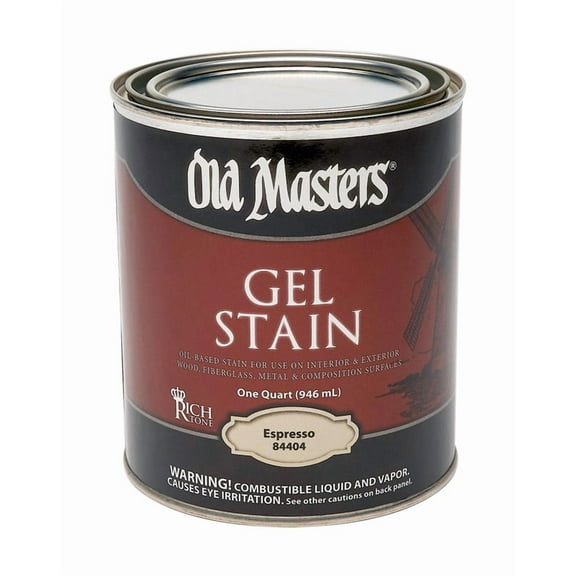 qt Old Masters 84404 Espresso Gel Stain Oil-Based Stain