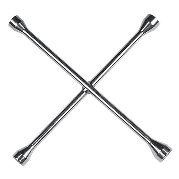 84441 14-Inch 4-Way Lug Wrench - Chrome Plated - Heavy-Duty Design