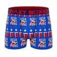thumbnail image 1 of 846936-ll 28-30 Crazy Boxer Beer Pong All Over Print Mens Boxer Briefs, Multi Color - Small 28-30, 1 of 1