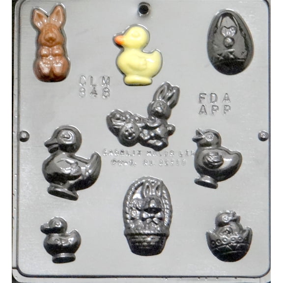 848 Easter Assortment Chocolate Candy Mold
