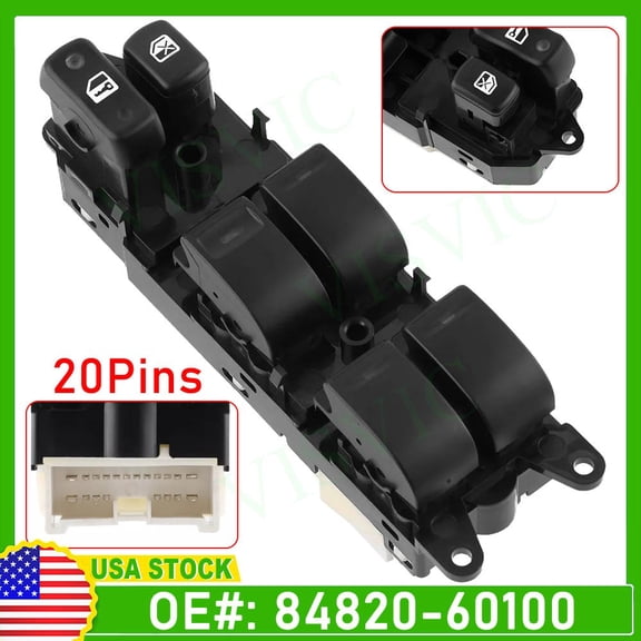 84820-60100 Power Window Master Switch For Lexus LX470 For Toyota Land Cruiser