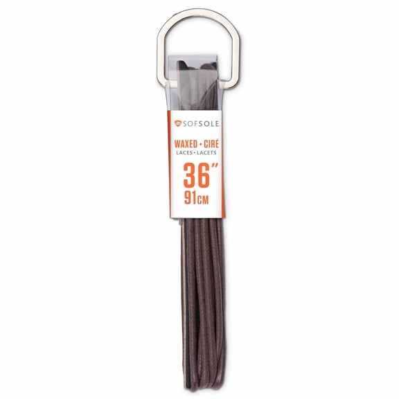 84907 Shoe Laces,36 L,Polyester,Brown,PR G4103885