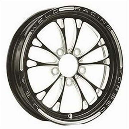 84B-15202 15 x 3.5 in. V-Series Front Drag Wheel, Black