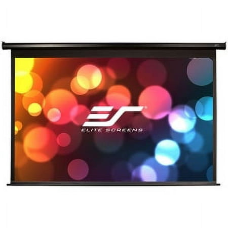Elite Screens - Spectrum Series 84" Motorized Projector Screen - Black