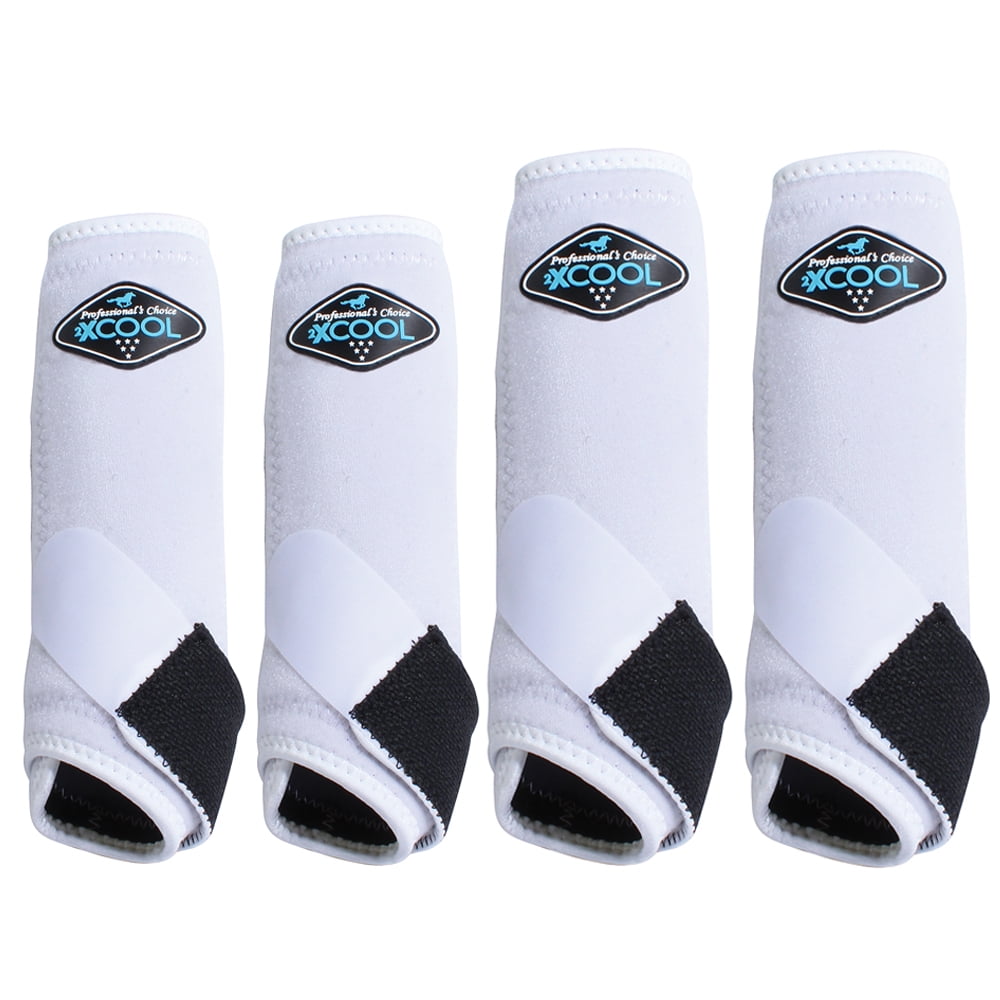 84PC Small Professionals Choice 2XCool Horse Sports Boots 4 Pack White