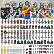84PCS Medieval Legion Minifigures Set   Warrior Battle Characters, Building Blocks Toy for Birthday & Gift Collection