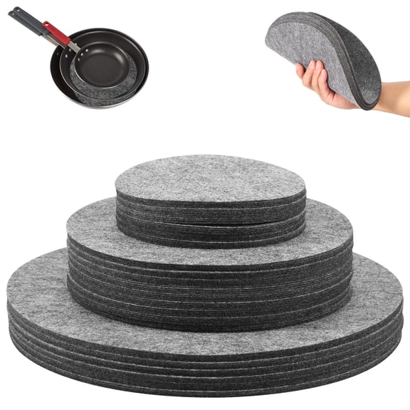 84Pcs Plate Storage Dividers Cuttable Felt Plate Separators Foldable Plate Storage Protectors Reusable Dish Separators for Stacking Procelain China Dish Coffee Saucers