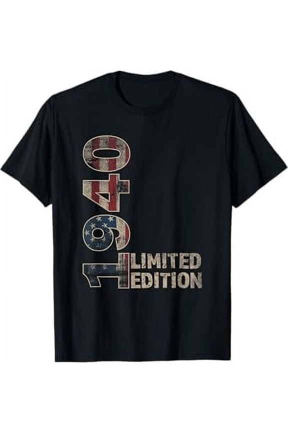 84Th Birthday Gift Men Vintage Birthday Gifts Born 1940 Turning 84 Year Old Vintage T-Shirt Unisex S To 5XL